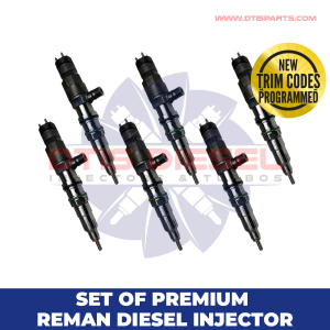 0986435539 – SET OF PREMIUM REMAN DIESEL INJECTORS – 6 Injectors Set – $1,800.00 + $600.00 Core Free Shipping in all orders