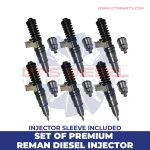 85013611 D13H EPA10/0BD13 – SET OF PREMIUM REMAN DIESEL INJECTORS – Injector Sleeve included – 6 Injectors Set – $1,500.00 + $600.00 Core Free Shipping in all orders