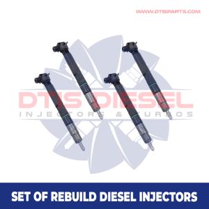 Ex631089 – Set of Rebuild Diesel Injectors – 4 Injectors Set – $1,000.00+$400.00 Core Free Shipping in all orders