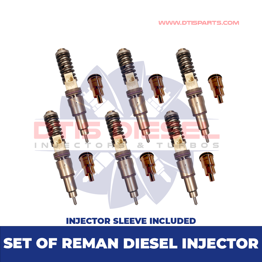 D12-3 21379944 (PENTA Marine) – SET OF REMAN DIESEL INJECTORS – 6 Injectors Set Injector Sleeve Included – $1,500.00 + $600.00 Core Free Shipping in all orders - Image 1