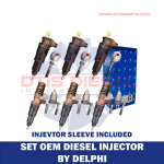 85150916 D13M High Pressure – SET OF PREMIUM REMAN BY DELPHI DIESEL INJECTORS – 6 Injectors Set – $4,200.00 + $1200.00 Core Free Shipping in all orders