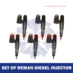 EX631010 – SET OF PREMIUM REMAN DIESEL INJECTORS JOHN DEERE -DIESEL INJECTOR SLEEVE INCLUDED – $2,100.00+$1,200.00 CORE CHARGE FREE SHIPPING IN ALL ORDERS