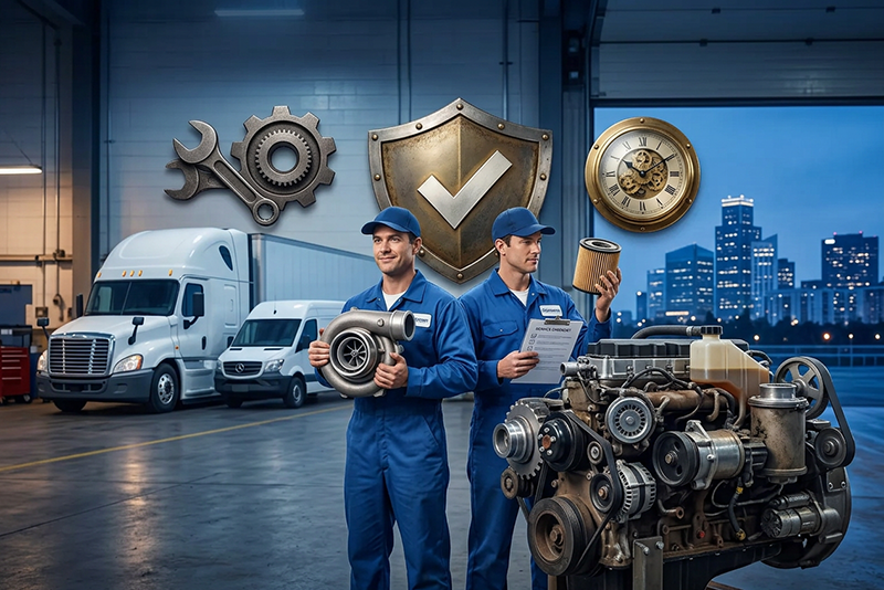 Parts for Fleet Diesel Maintenance That Cut Downtime