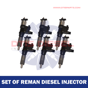 0950005351 4HK1 Set of Reman Diesel Injectors – 6 Injectors Set – $1,500.00 + $600.00 Core Free Shipping in all orders